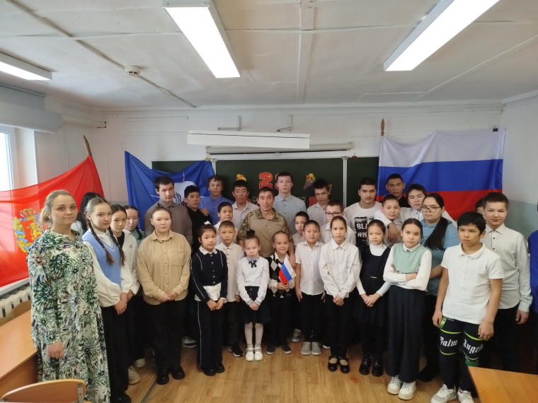 Встреча с участником специальной военной операции.